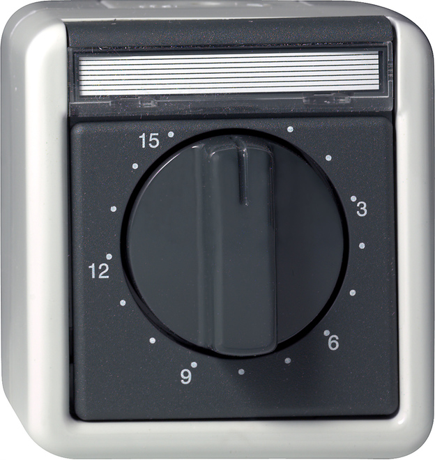 Gira Splashproof Surface-Mounted Timer For Switchgear - 032030