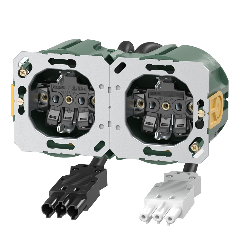 Jung Wall Outlet Box (WCD Switchgear) (European Socket) - STEK-K114
