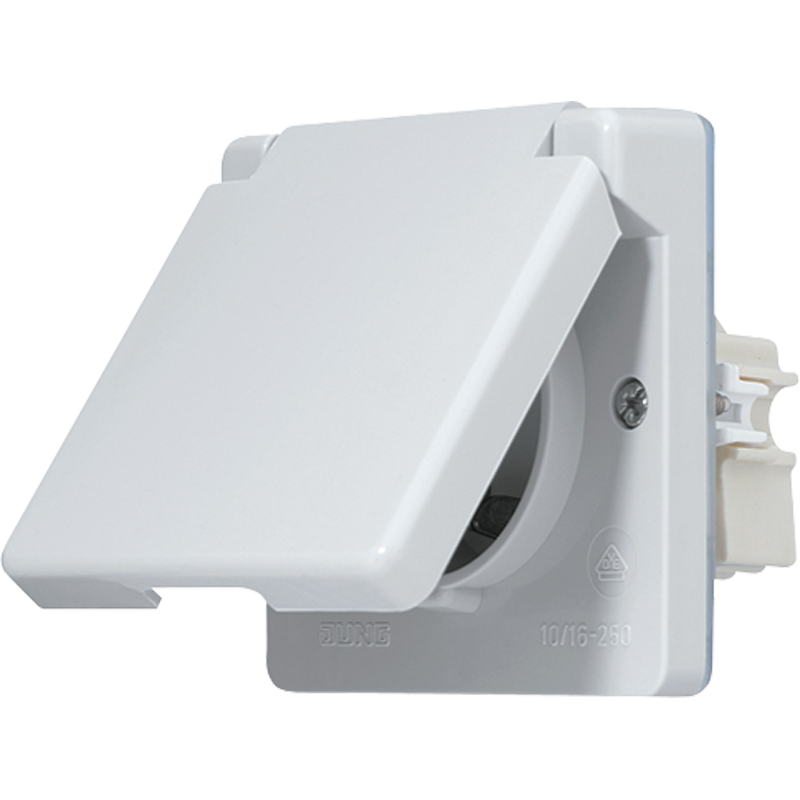 Jung WG600 Wall Outlet Box (WCD Switchgear) (European Socket) - 621N