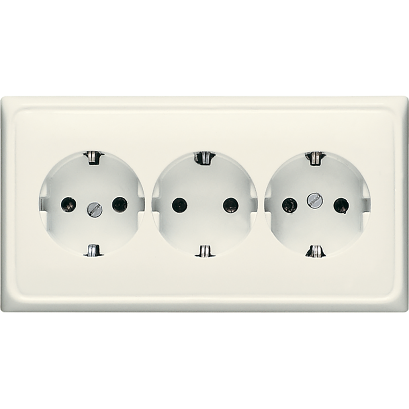 Jung CD500 wandcontactdoos (WCD-schakelmateriaal) (Europese Stekkerdoos) - CD523