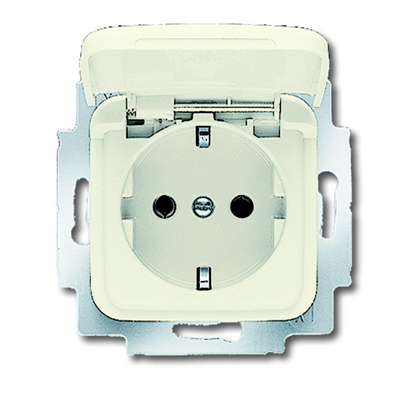 ABB Busch-Jaeger SI Wall Outlet (WCD Switchgear) - 2CKA002018A0984