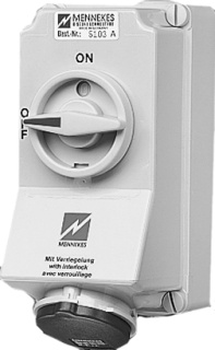 Mennekes CEE Wall Outlet - 5100A