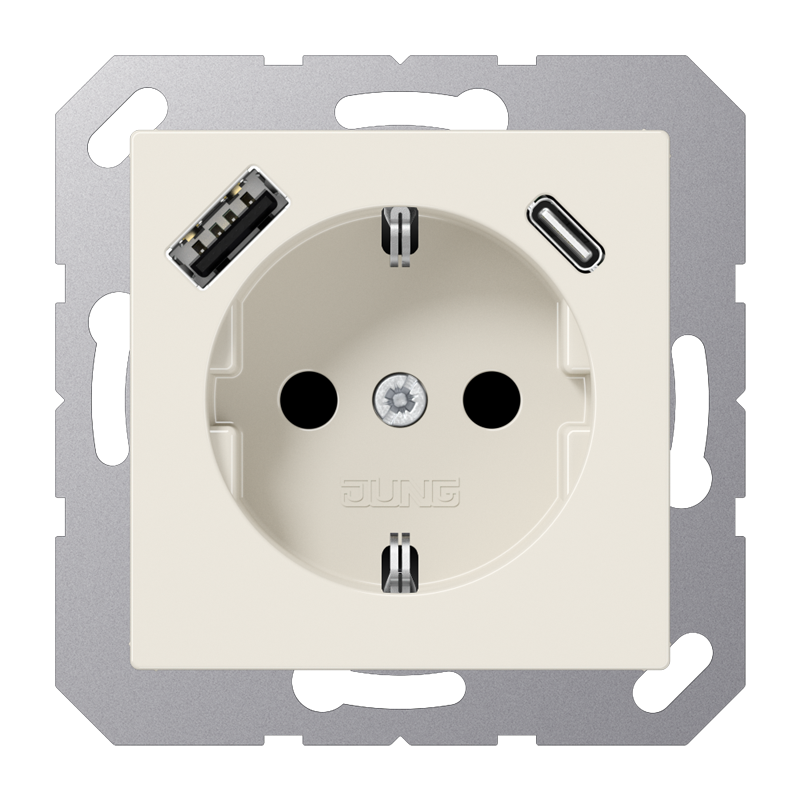 Jung Wall Outlet Box (WCD Switchgear) (European Socket) - A1520-15CA