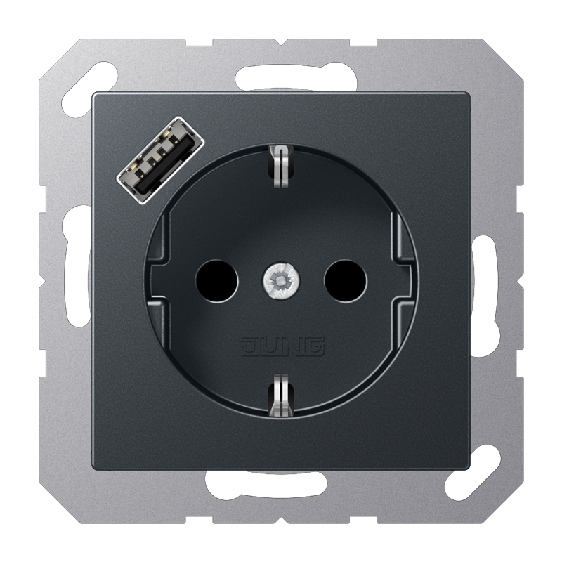 Boîte de sortie Murale Jung (WCD Switchgear) (Prise européenne) - A1520-18AANM