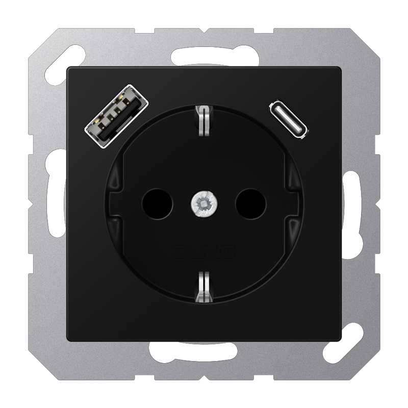 Jung A RANGE Wall Outlet (WCD Switchgear) - A1520-15CASWM