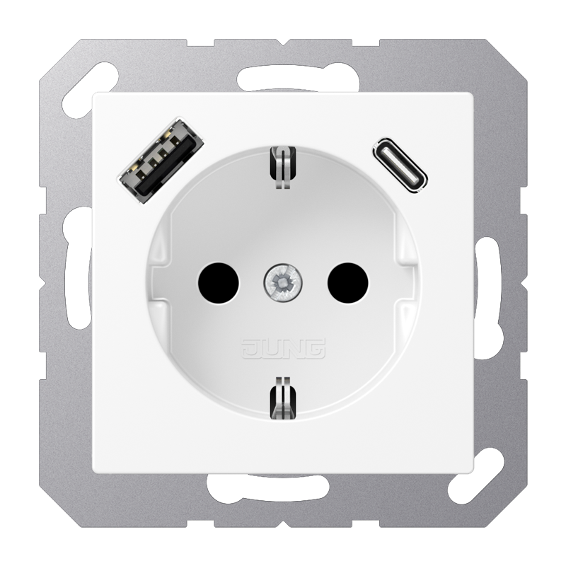 Jung A RANGE Wall Outlet (WCD Switchgear) - A1520-15CAWWM