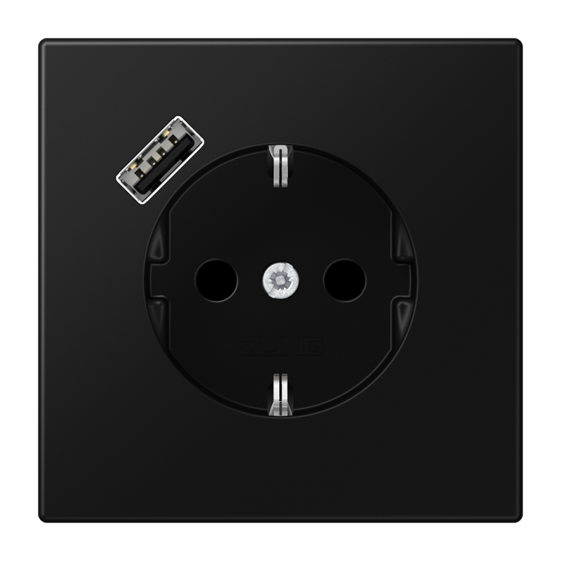 Jung LS RANGE Wall Outlet (WCD Switchgear) - LS1520-18ASWM