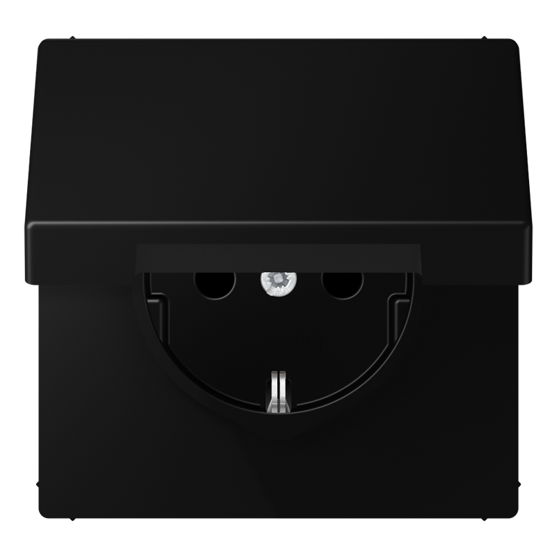 Jung LS RANGE Wall Outlet (WCD Switchgear) (European Socket) - LS1520NBFKLSWM