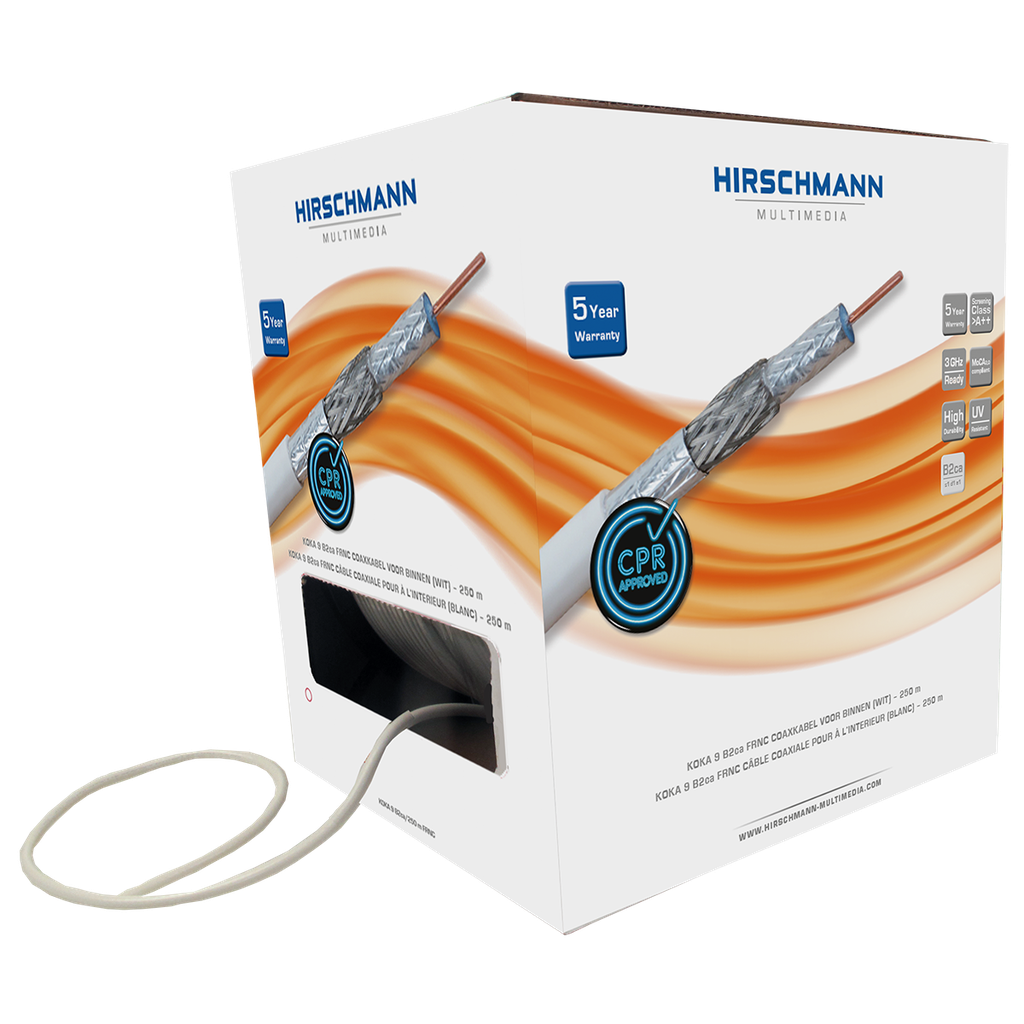 Hirschmann Multimedia KOKA Coax Kabel - 298799825 [250 Meter]