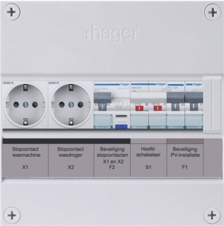 Hager VISION Installatiekast - VKG11PV-WW