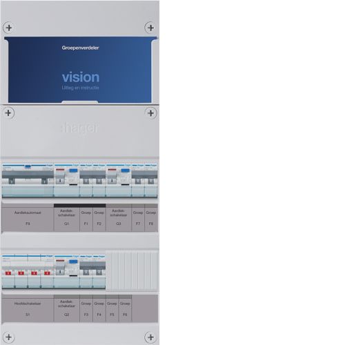 Hager VISION Installation Cabinet - VKG222L-B