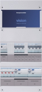 Hager VISION Installation Cabinet - VKG33L-FT