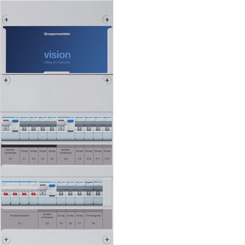 Hager VISION Installation Cabinet - VKG434L-F