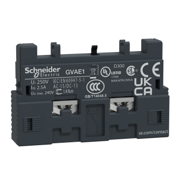 Schneider Electric TeSys Auxiliary Contact Block - GVAE1