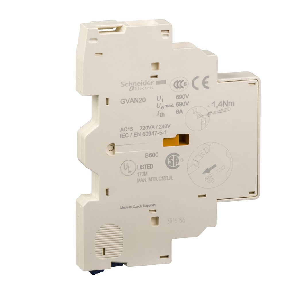 Schneider Electric TeSys Hulpcontactblok - GVAN20