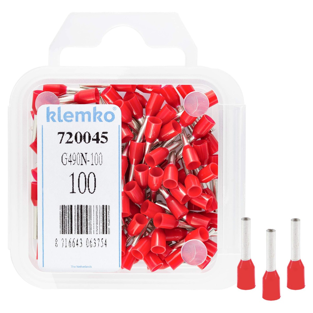 Klemko Wire End Sleeve - 720045 [100 Pieces]