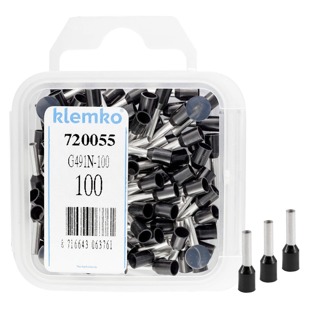 Klemko Wire End Sleeve - 720055 [100 Pieces]