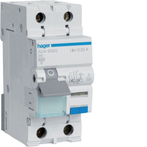 Hager HACO Earth Leakage Circuit Breaker - ADA906G