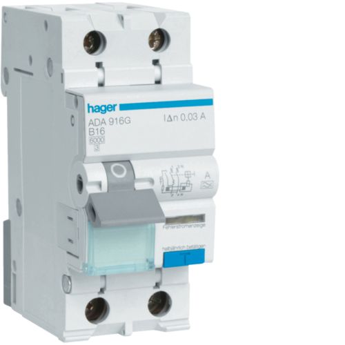 Hager HACO Earth Leakage Circuit Breaker - ADA916G