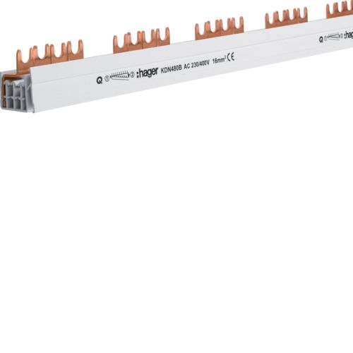 Hager Quickbusbar Kamrail - KDN480B