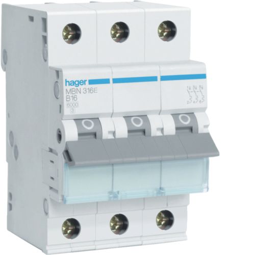 Hager MBN Circuit Breaker - MBN316E