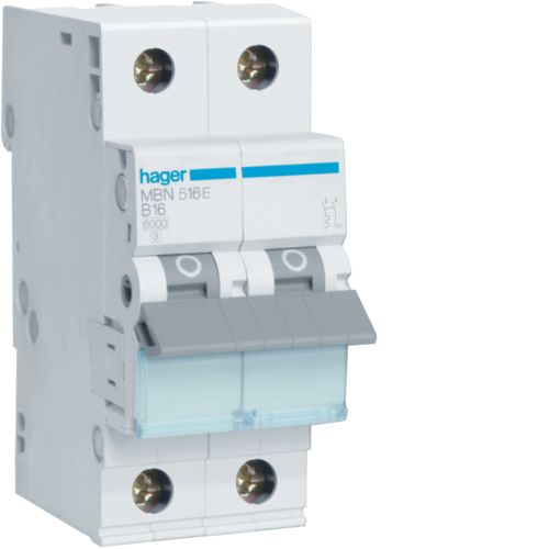 Hager MBN Circuit Breaker - MBN516E