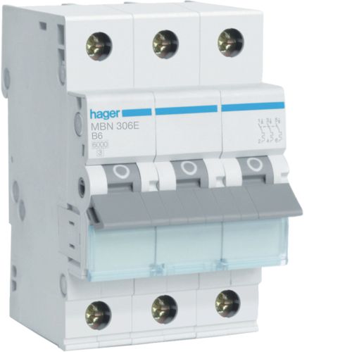 Hager MBN Circuit Breaker - MBN306E