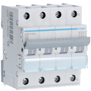 Hager MBN Circuit Breaker - MBN610E