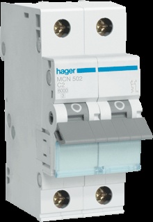 Hager MCN Circuit Breaker - MCN502