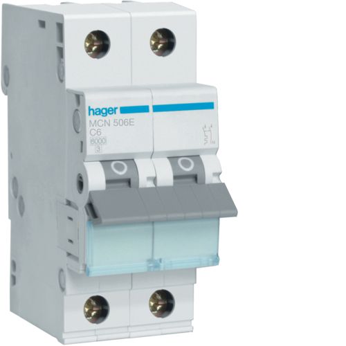 Hager MCN Circuit Breaker - MCN506E