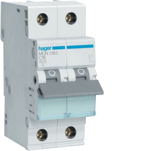 Hager MCN Circuit Breaker - MCN516E