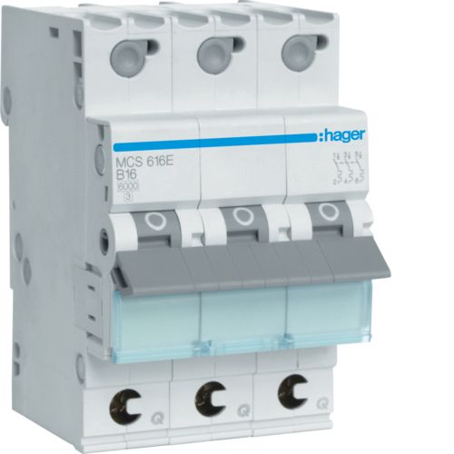 Hager Quickbusbar Circuit Breaker - MCS616E