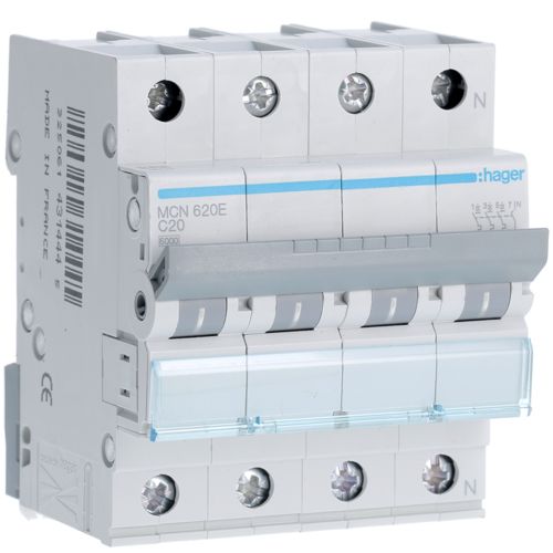 Hager MCN Circuit Breaker - MCN620E