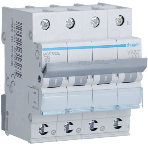 Hager Quickbusbar Circuit Breaker - MCS632E