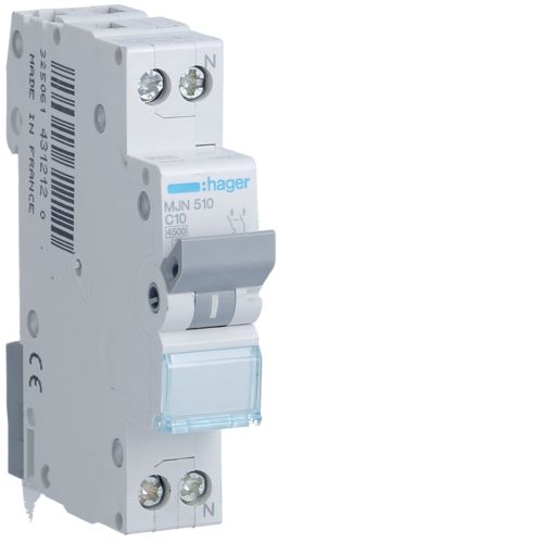 Hager MJN Circuit Breaker - MJN510