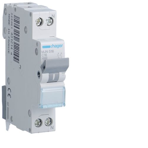 Hager MJN Circuit Breaker - MJN516