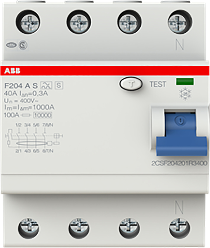 ABB System Pro M Compacto Dispositivo De Corriente Residual - 2CSF204201R3400