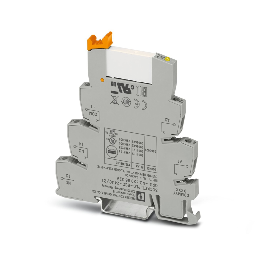 Phoenix Contact PLC Auxiliary Relay - 2966184