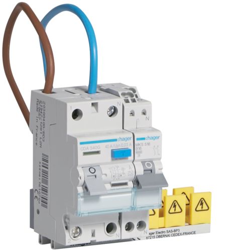 Hager VISION Flush-Mounting Unit With Circuit Breakers - VKS01COMBI