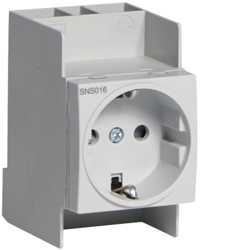 Hager VISION Prise Murale Modulaire (Prise européenne) - VKS09SW