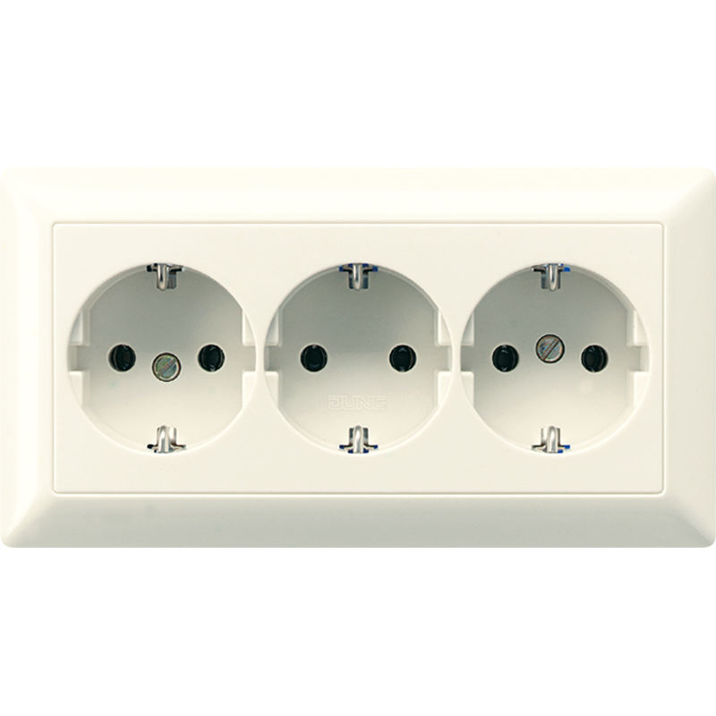 Jung AS500 Wall Outlet Box (WCD Switchgear) - AS523