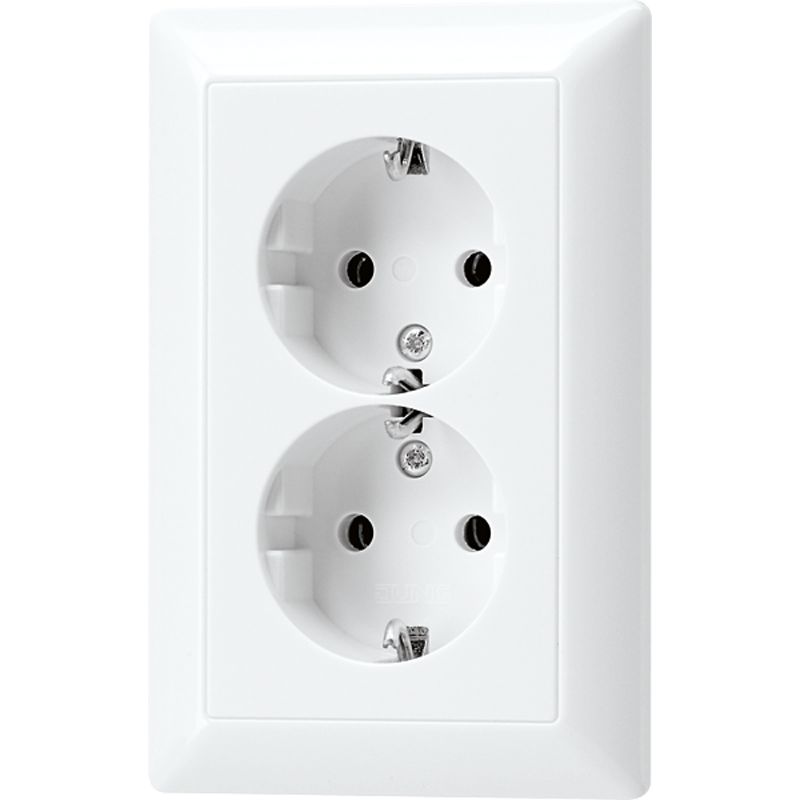 Jung AS500 Wall Outlet Box (WCD Switchgear) - AS5015KIWW