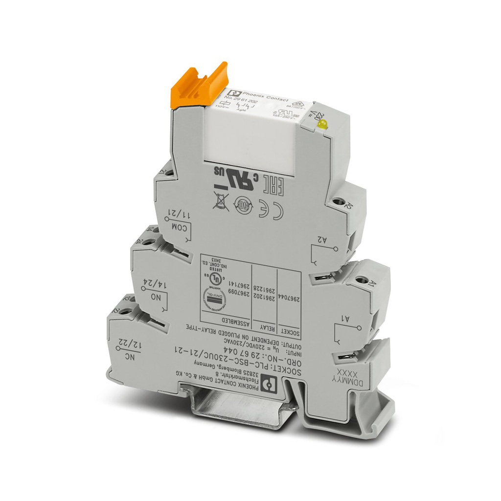 Phoenix Contact PLC Auxiliary Relay - 2967099