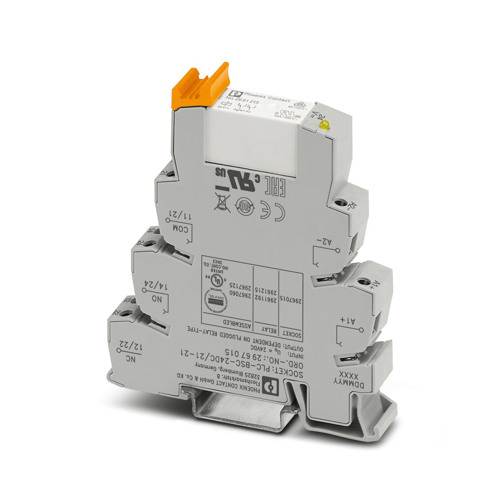 Phoenix Contact PLC Auxiliary Relay - 2967125