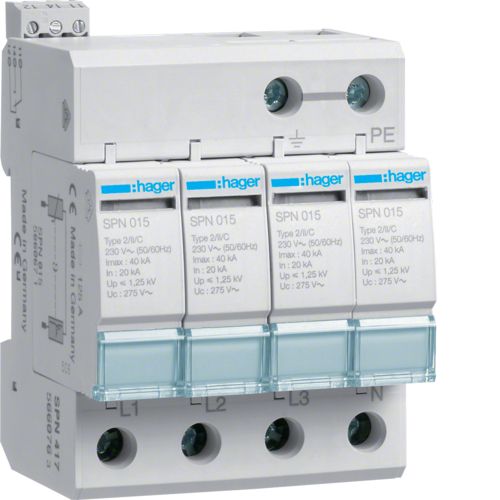 Hager SPN Power Surge Protector - SPN417