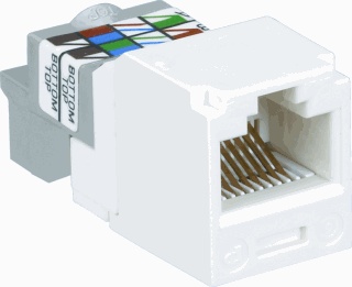 Panduit Mini-Com Connecteur Modulaire - CJ688TPAW