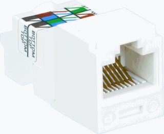 PAnduit Mini-Com Modularer Steckverbinder - CJ688TPWH