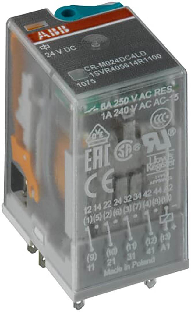 ABB CR-M Auxiliary Relay - 1SVR405613R1100