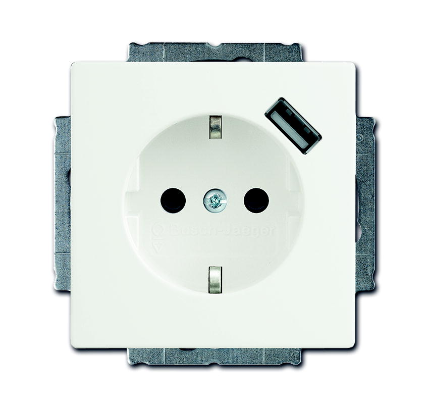 ABB Busch-Jaeger Future/Solo Wall Outlet (WCD Switchgear) - 2CKA002011A6161