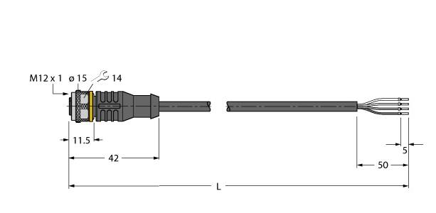 Conector Turck Escha Ronde (Industrial) - 6625014